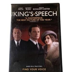 The King's Speech DVD Drama Colin Firth Geoffrey Rush 2010 Movie R Rated
